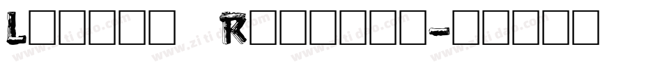 Logger Regular字体转换